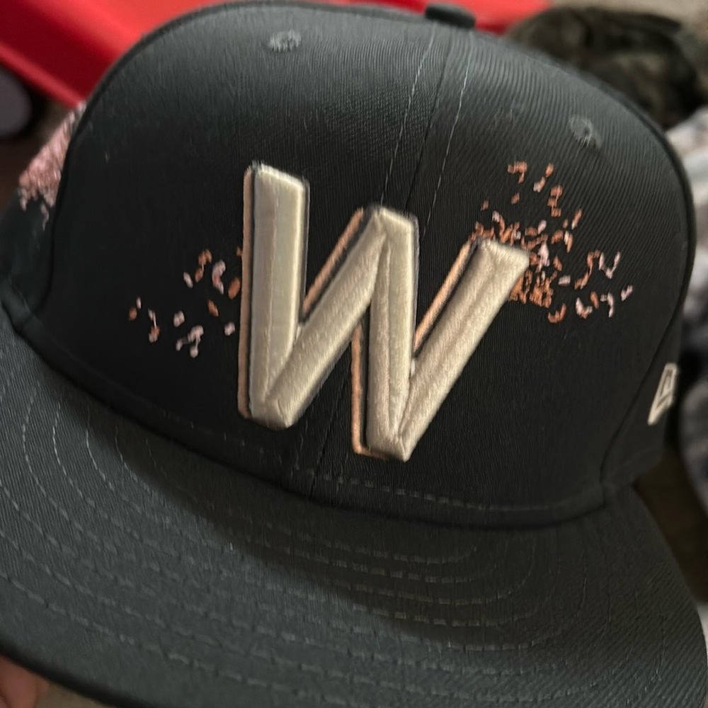 Washington nationals on the field hat cheer blossom edition